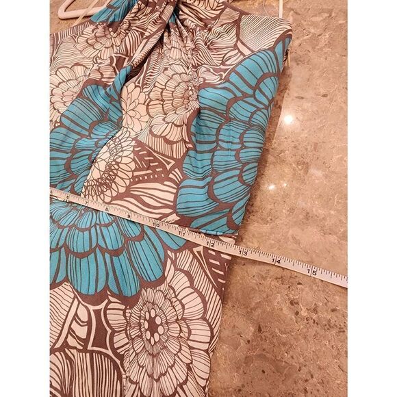 Trina Turk 100%silk halter style floral dress size 2 - Picture 6 of 13